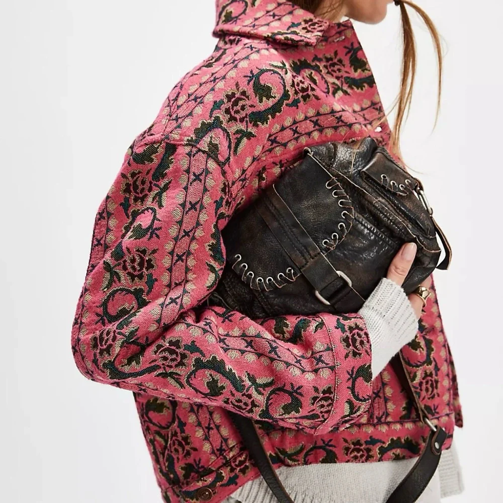 We The Free Baby Leigh Distressed Tote Bag - Picture 3 of 9